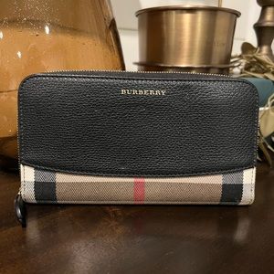 Burberry Large Check Wallet